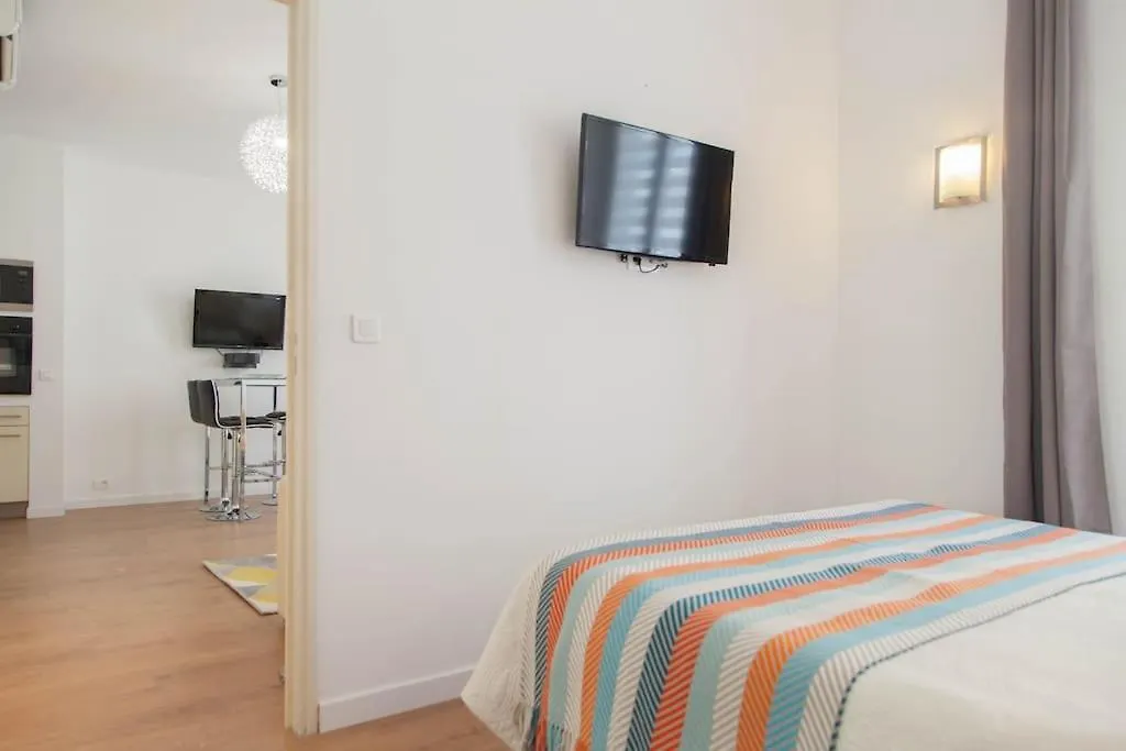 Lägenhet #28 1 Bdr Flat Ac Balcony Hper Central 10Mins To Beach & Old Town Nice Frankrike